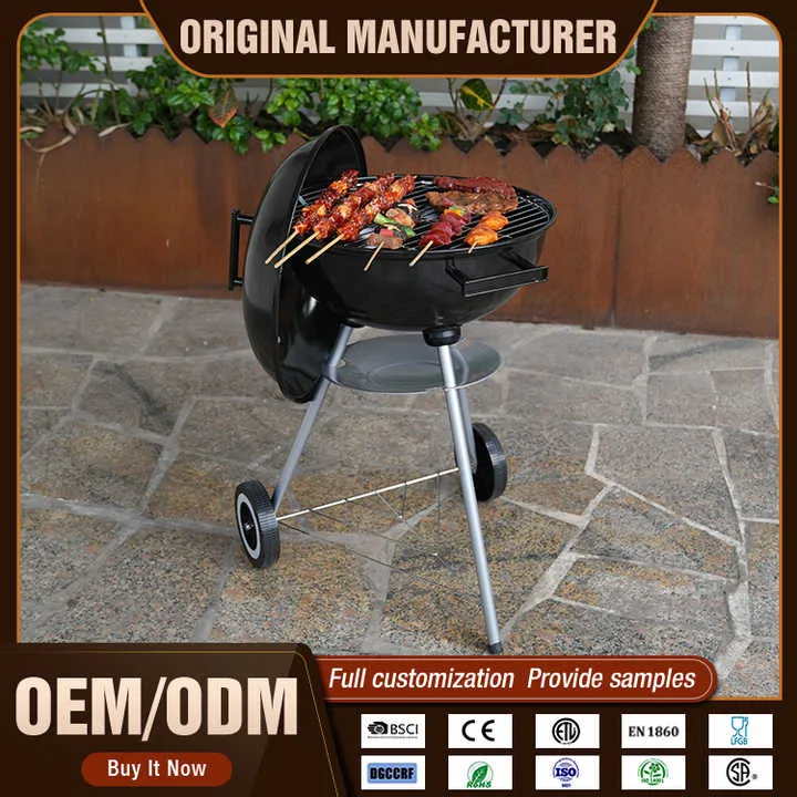شواية باربيكيو خارجية للتخييم -Inch Outdoor Camping BBQ Grill Portable