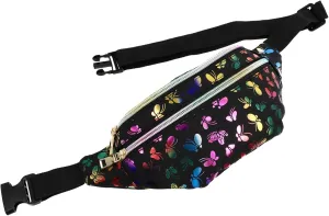 1Pc Fashion Waist Bag for Women Versatile Crossbody Sling Bag with Straps Stylish Multi Color Design for Organizing Phone and Essentials