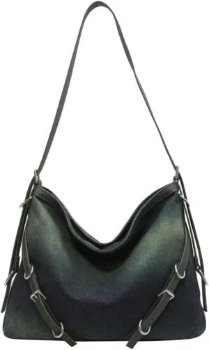 2025 Hobo Bag for Women Leather Handbag Y2k Purse Trendy Purses Crossbody Bags Shoulder Top-Handle Bags Womens
