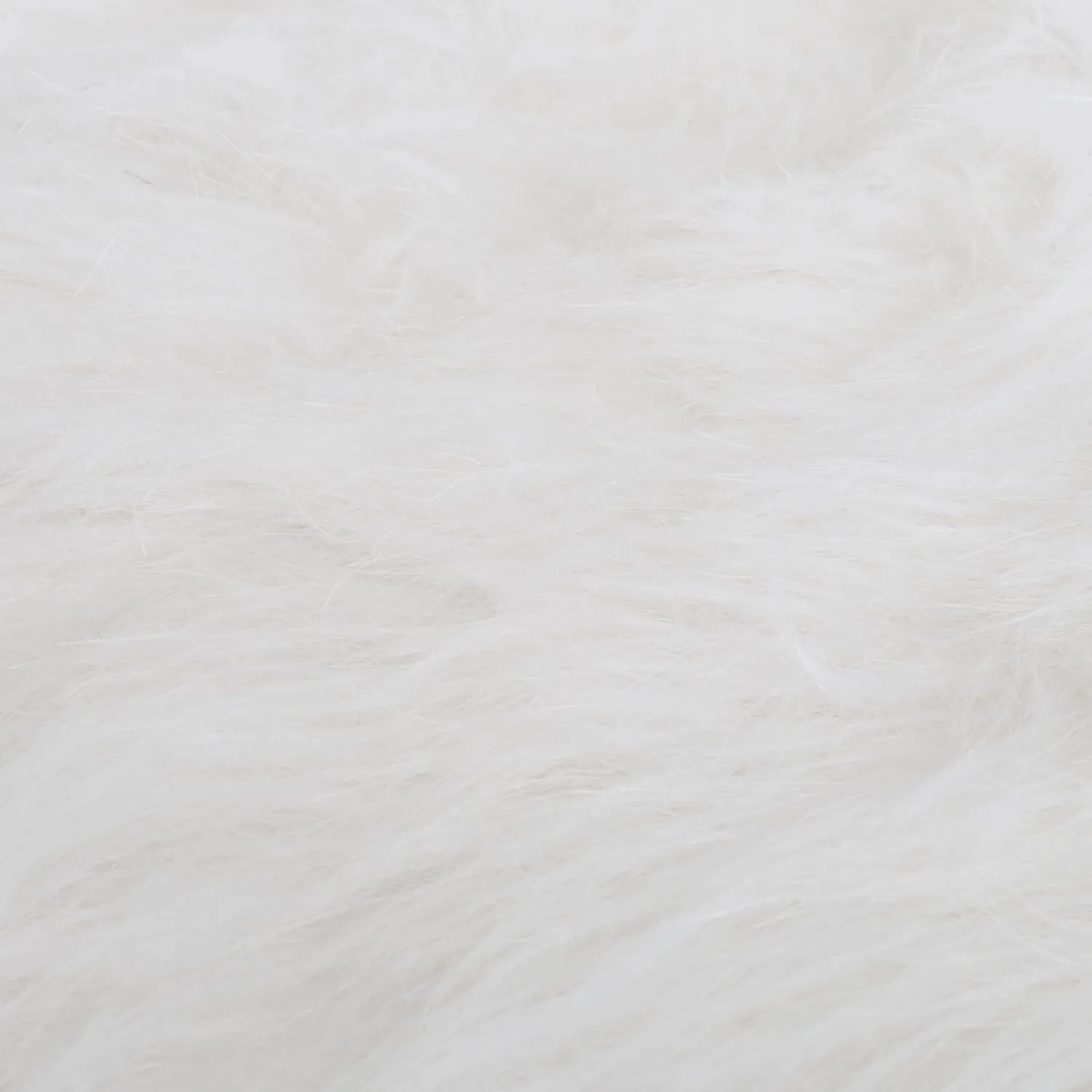 30 X 40Cm 4-Legged Round Faux Fur Ottoman With Wooden Legs Stool Wl003St