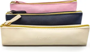 3PCS Small Makeup Bag for Purse, Mini Portable Cosmetic Bags for Women, Coin Purse Lipstick Cosmetic Accessories Leather Organizer, Small Travel Kit Storage Pouch