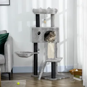 47" Cat Tree Activity Center - Light Gray