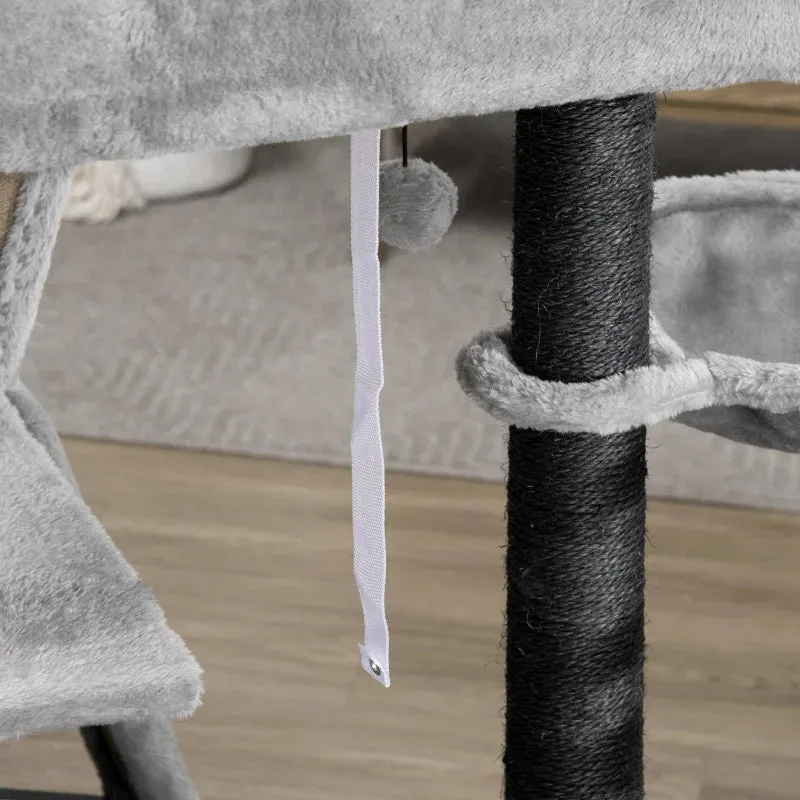 47" Cat Tree Activity Center - Light Gray