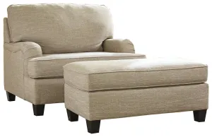 Almanza Chair & Ottoman Set