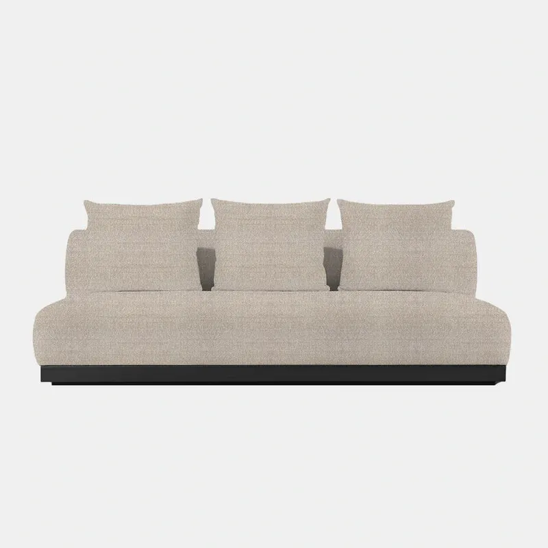 AMALFI 3 SEAT ARMLESS SOFA