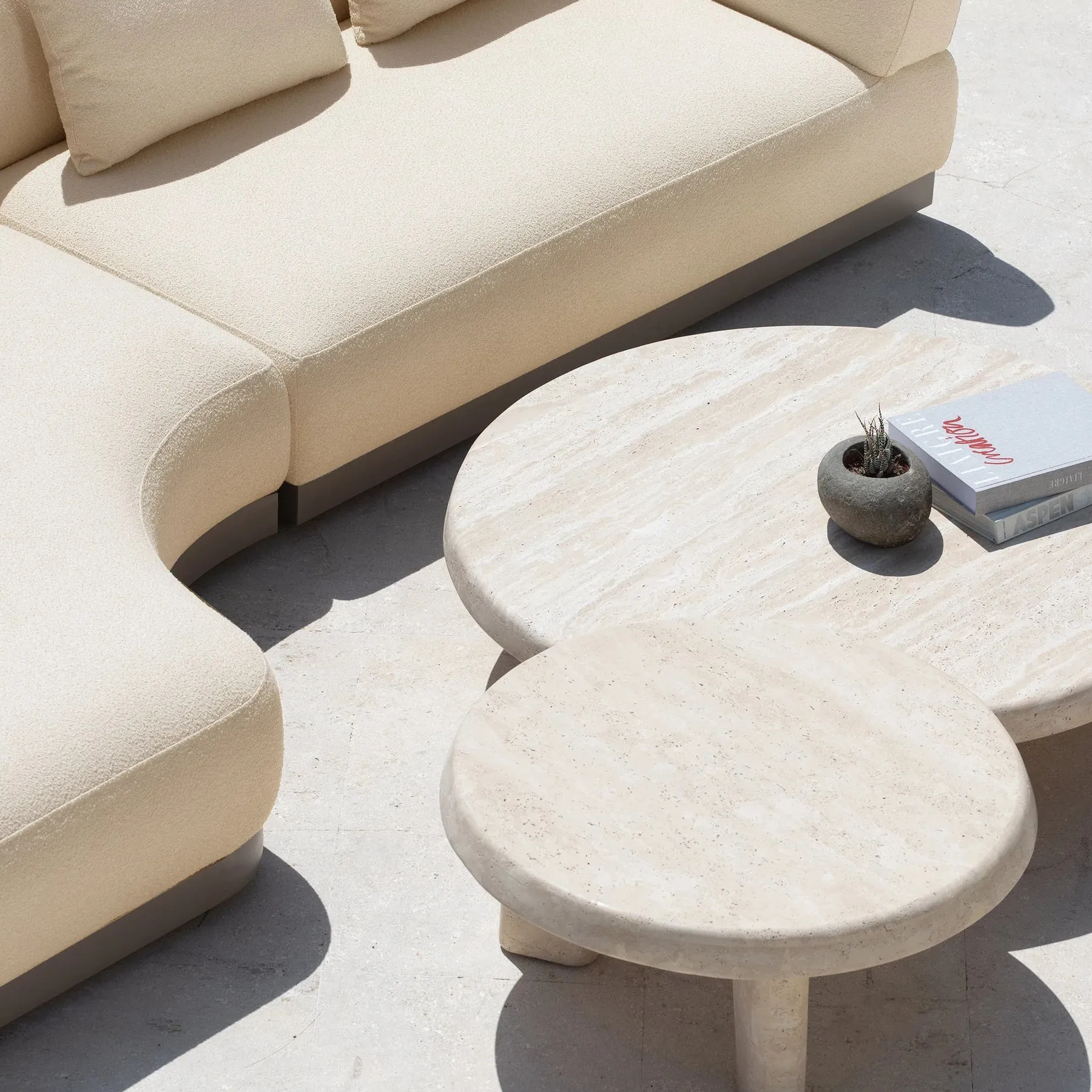 AMALFI 3 SEAT ARMLESS SOFA