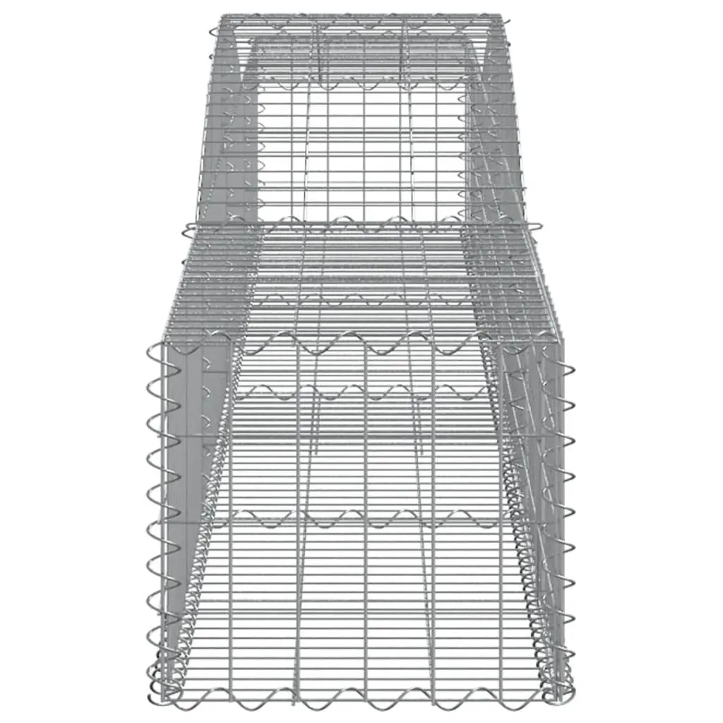 Arched Gabion Basket 400x50x40/60 cm Galvanised Iron