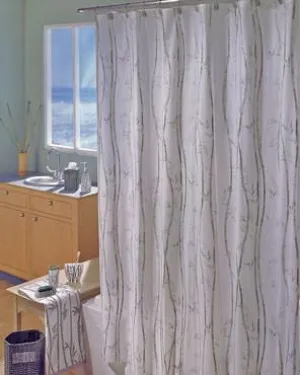 Bamboo Peva Shower Curtain