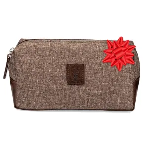 Beard Club Travel Toiletry Bag for Men: Durable, Lightweight & Roomy Men's Toiletry Travel Bag for Grooming Essentials, Shaving Kit, Shower & Bathroom Accessories - Stylish Men's Travel Toiletries Bag