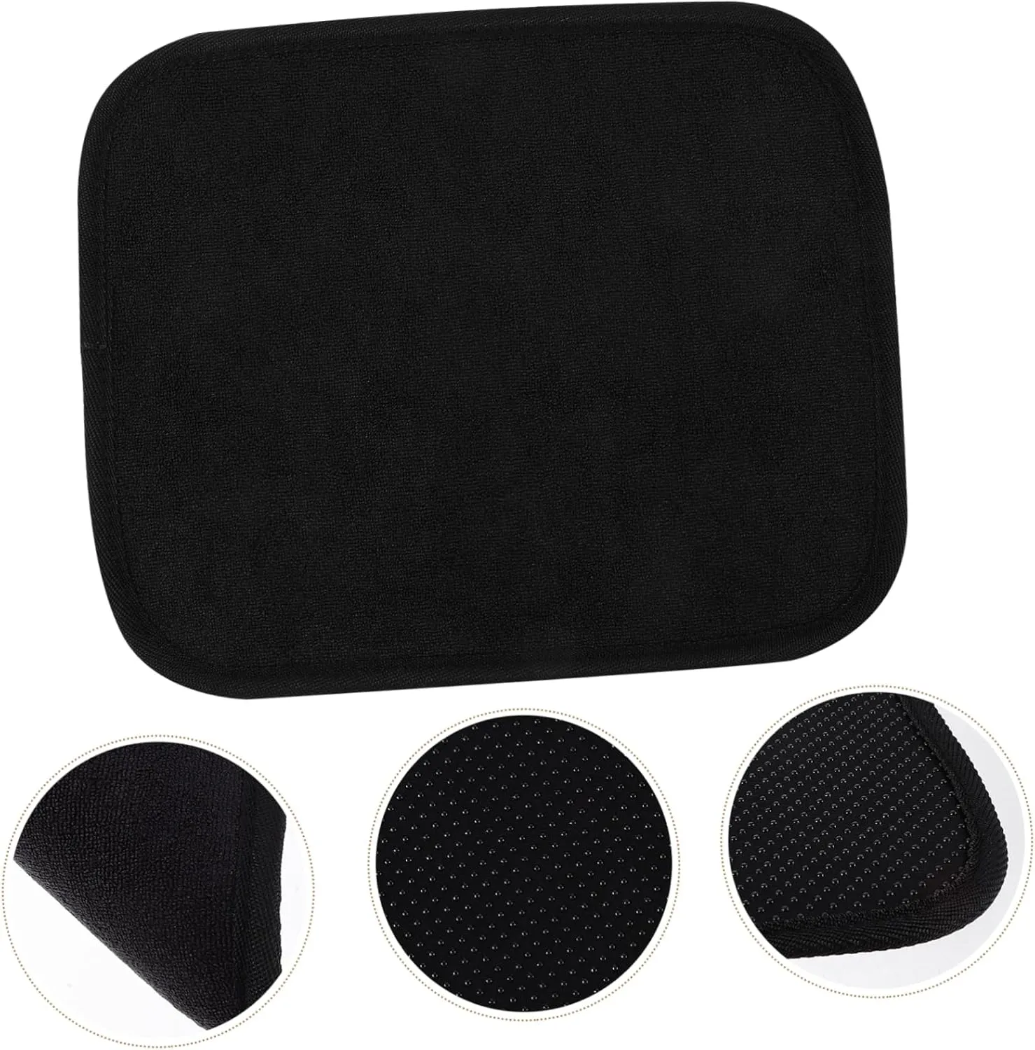 BESPORTBLE Black Bowling Reusable Bowling Towel Epoxy Neoprene Professional Bowling Towel Fiber