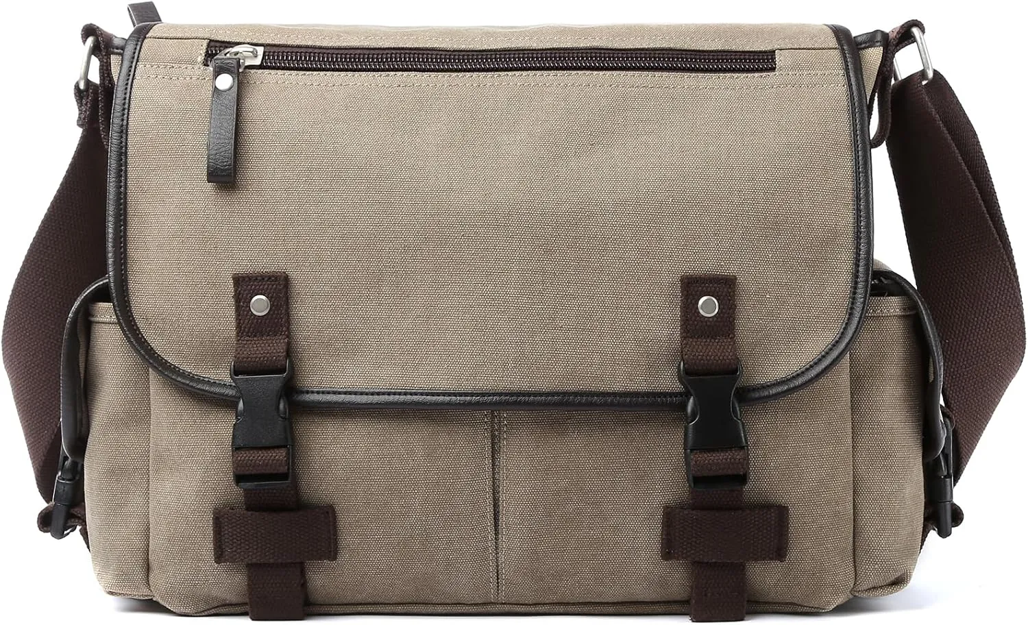 Canvas Messenger Bag, Vintage Crossbody Bags for Men Women