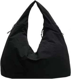 Canvas Tote Bags for Women Large Dumpling Bag Lightweight Hobo Bag Shoulder Bag Travel Bag Gym Bag Carryall Casual