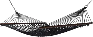 Caribbean Rope Hammock Black