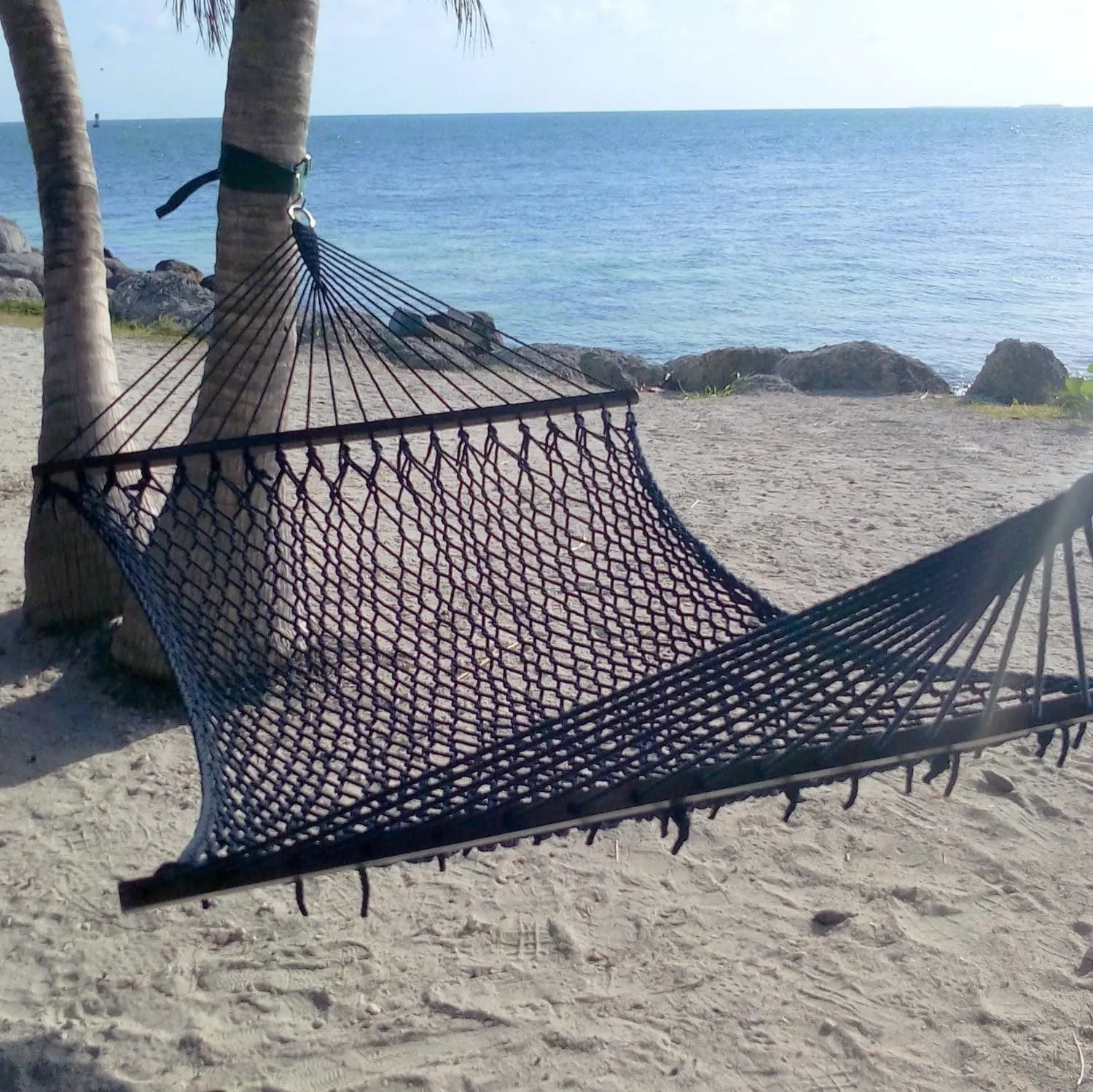 Caribbean Rope Hammock Black