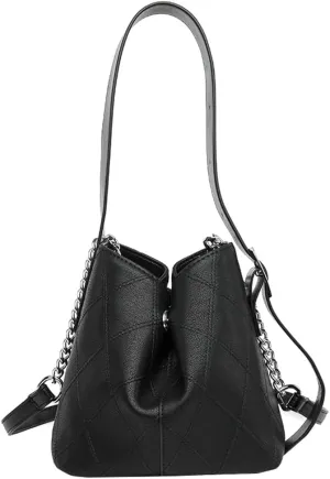 Casual Bucket Bag for Women Simple Cross Body Bags with Large Capacity Trendy Shoulder Bags with Adjustable Strap