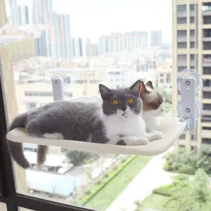 Cat Suction Cup Window Glass Hammock Pet Cat/ Hamaca con ventosa para ventana de cristal para mascotas, gatos y mascotas