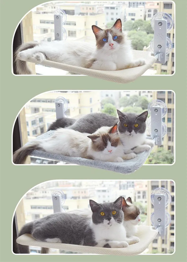Cat Suction Cup Window Glass Hammock Pet Cat/ Hamaca con ventosa para ventana de cristal para mascotas, gatos y mascotas