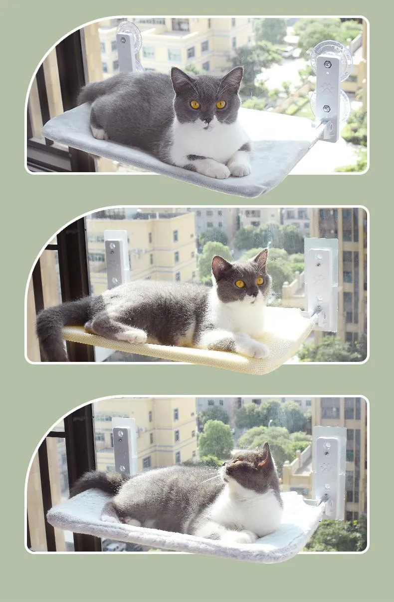 Cat Suction Cup Window Glass Hammock Pet Cat/ Hamaca con ventosa para ventana de cristal para mascotas, gatos y mascotas