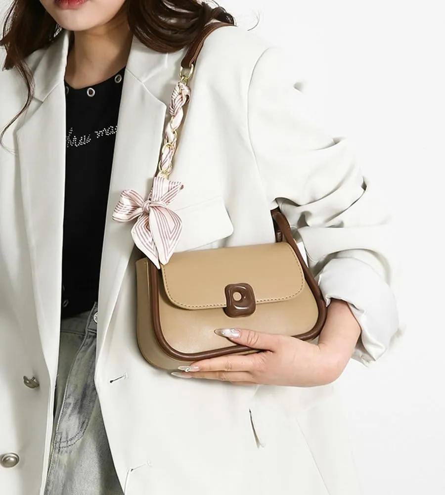 Chic Vegan Leather Shoulder Crossbody Bag for Women Y2k Handbag Purse Small Tote Bag Top Handle Satchel 2024