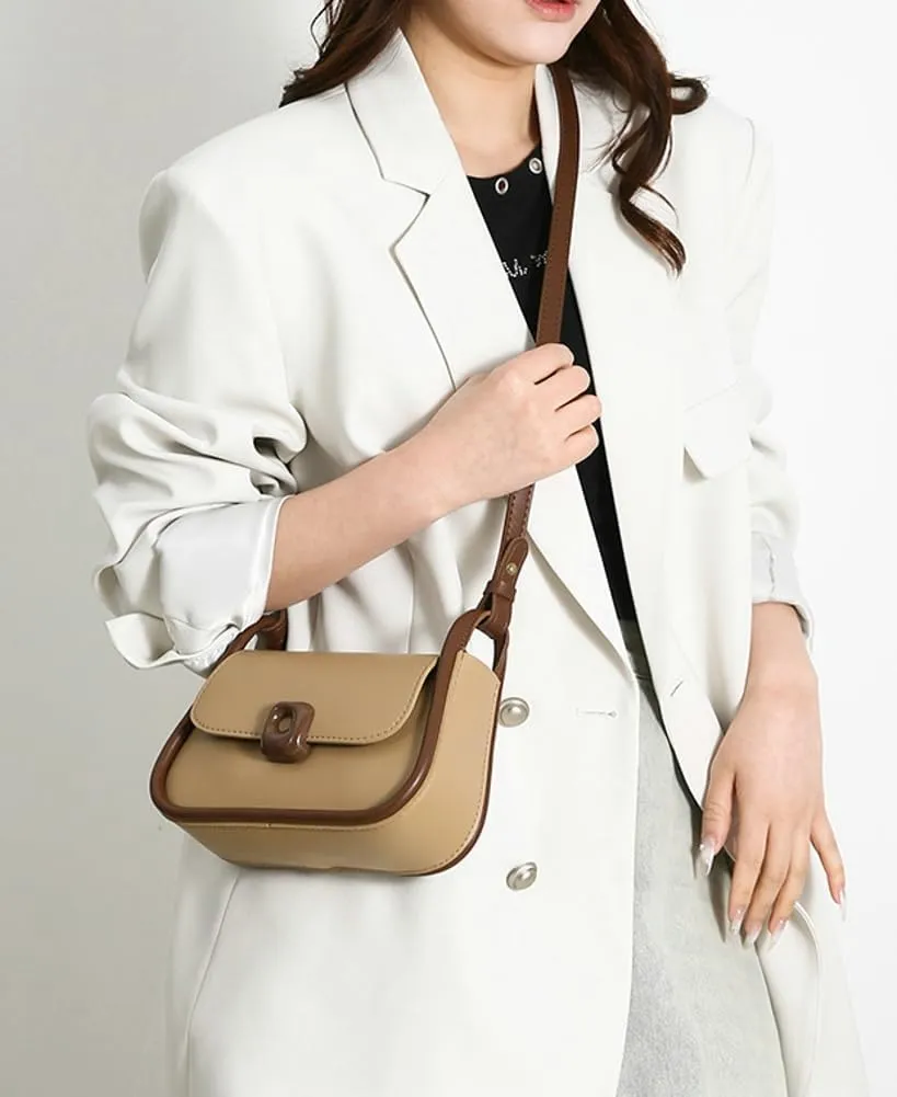 Chic Vegan Leather Shoulder Crossbody Bag for Women Y2k Handbag Purse Small Tote Bag Top Handle Satchel 2024