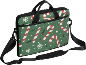 Christmas Modern Design Laptop Shoulder Bag Tablet Computer Notebook Sleeve Messenger Bags Carrying Case with Strap Briefcase Tote for 14 15 in Laptops