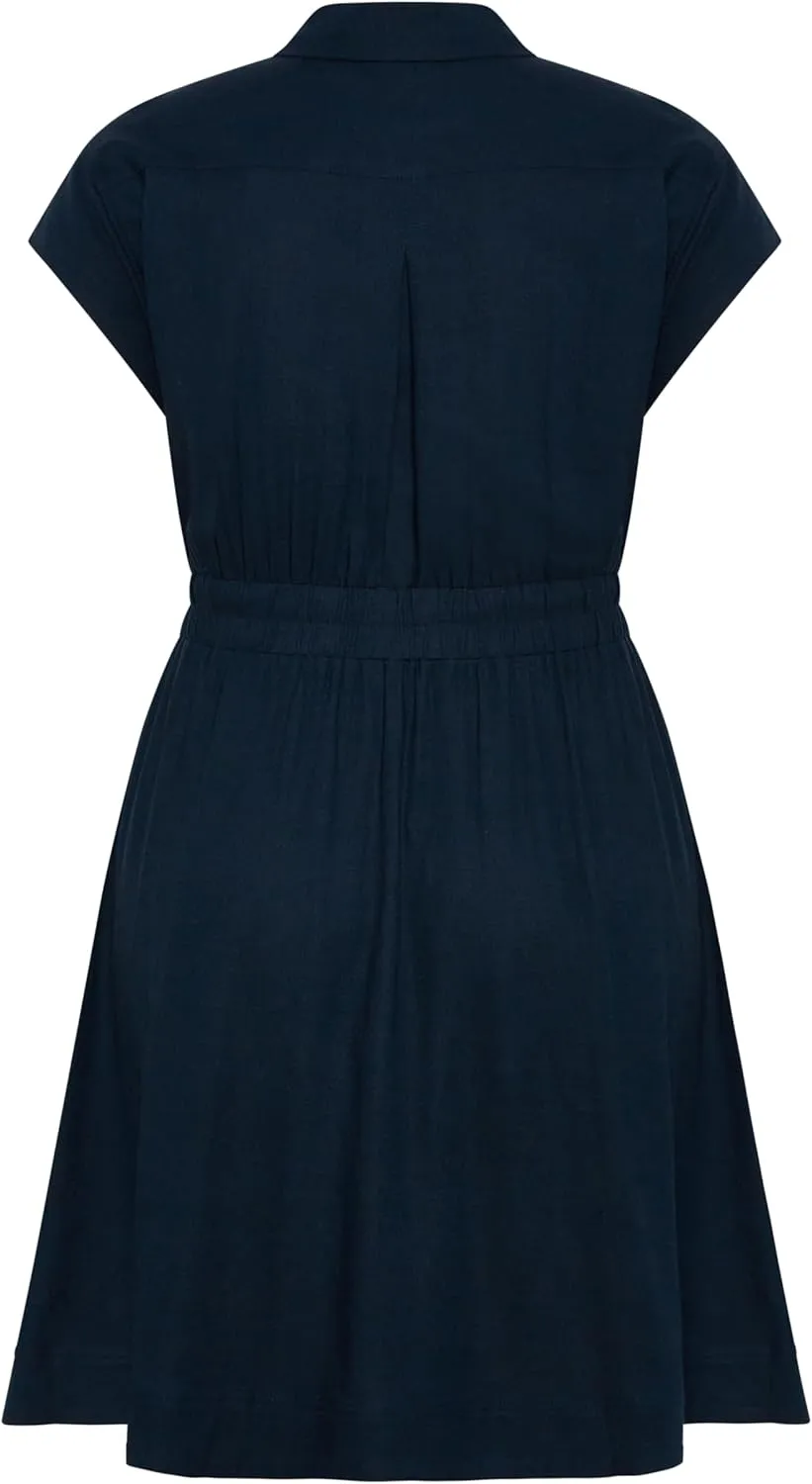 City Chic Plus Size Dress, Antonella Cap Sleeve Collared Dress