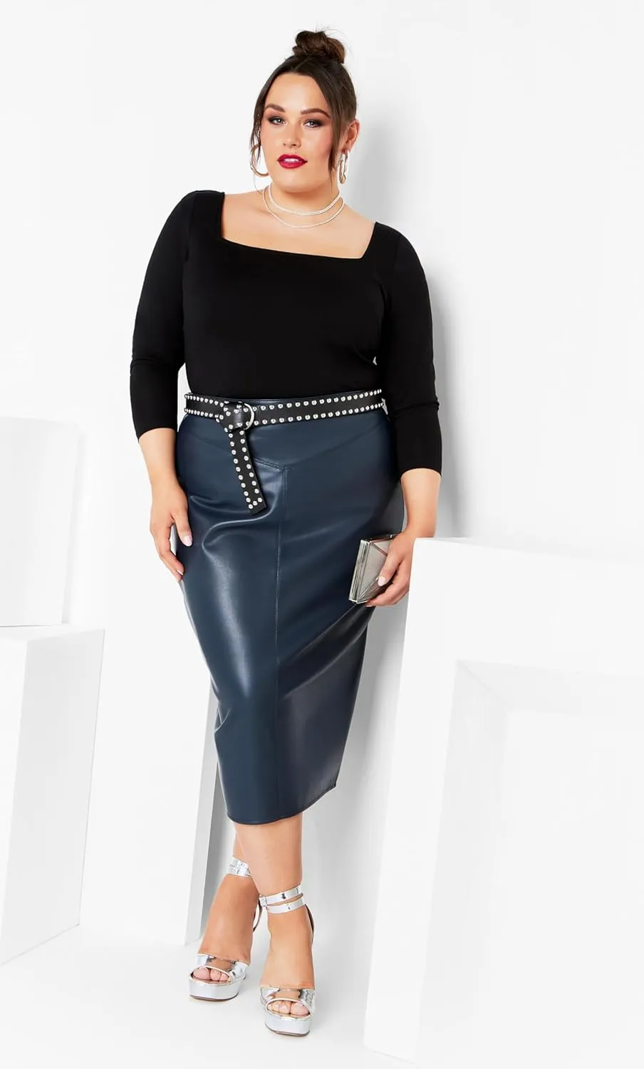 City Chic Women's Citychic Plus Size Skirt Charlotte