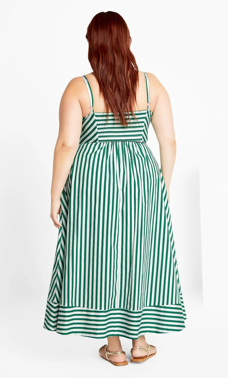 City Chic Women's Dress Stripe Zaya