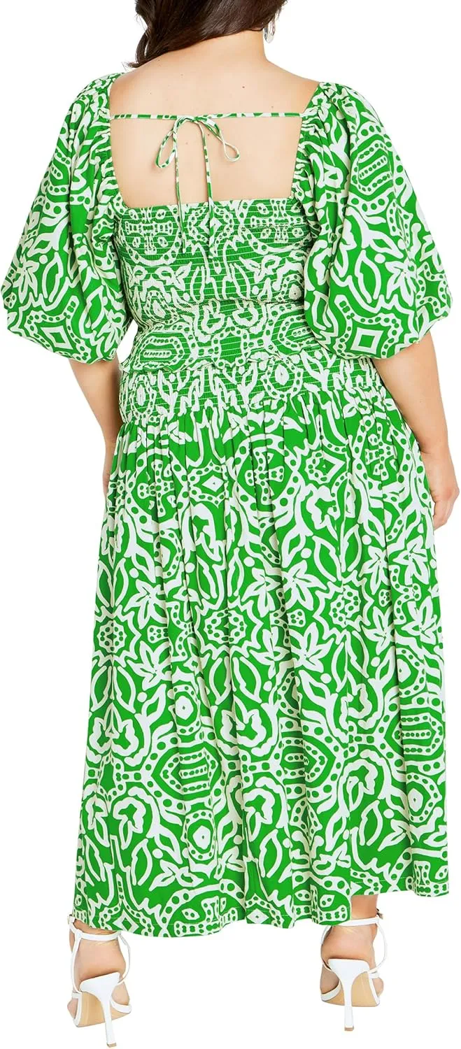 City Chic Women's Plus Size Amari A Line Maxi Skirt