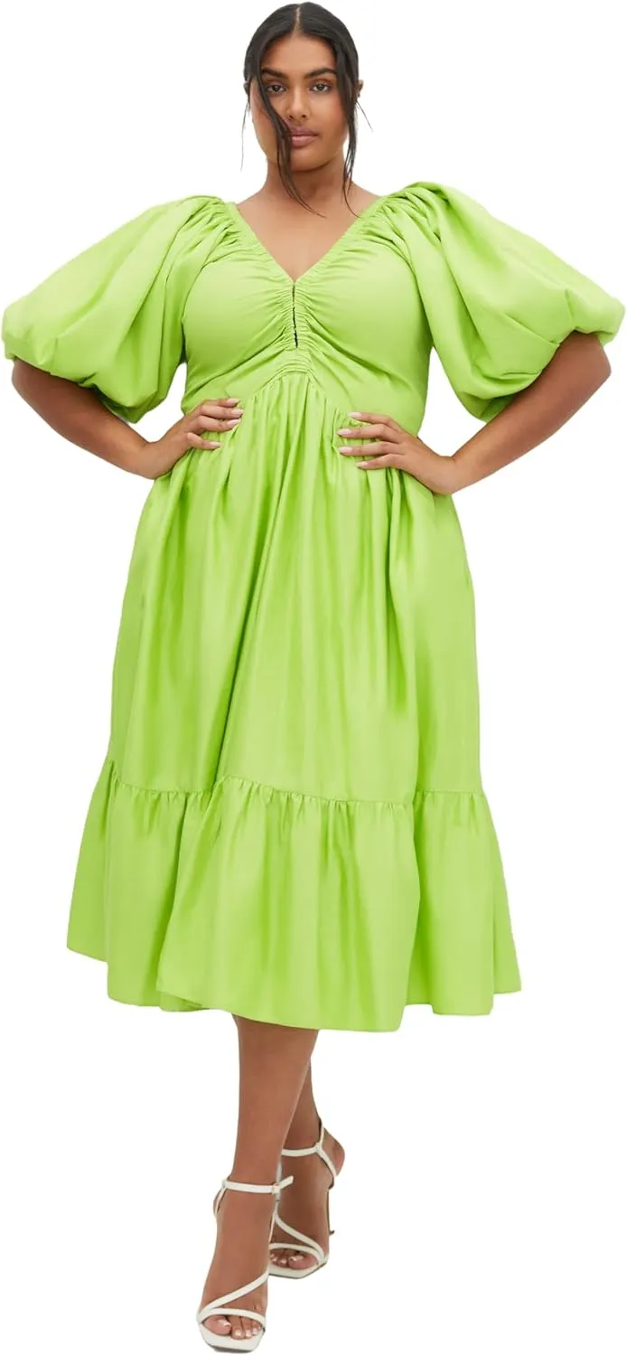 City Chic Women's Plus Size Dress-Grace Midi