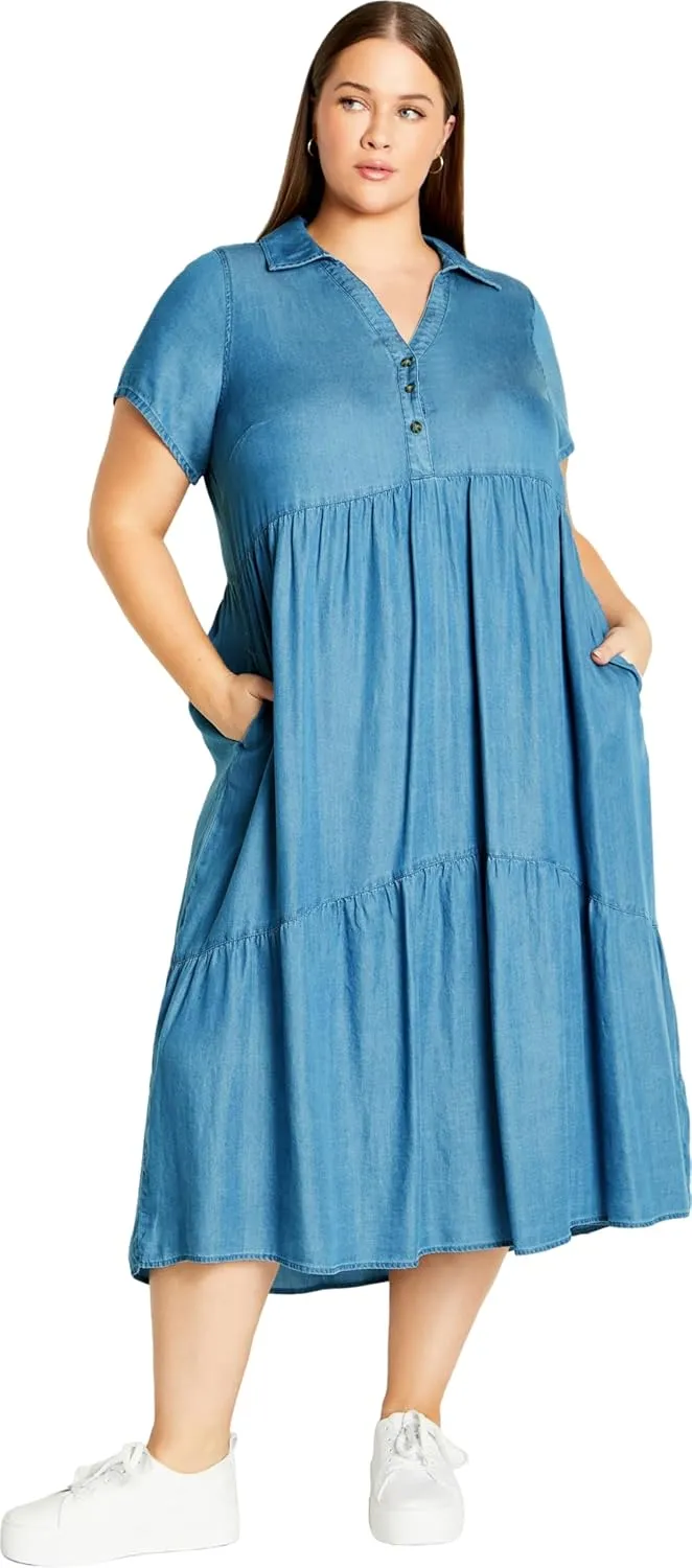 City Chic Women's Plus Size Dress - Shyla