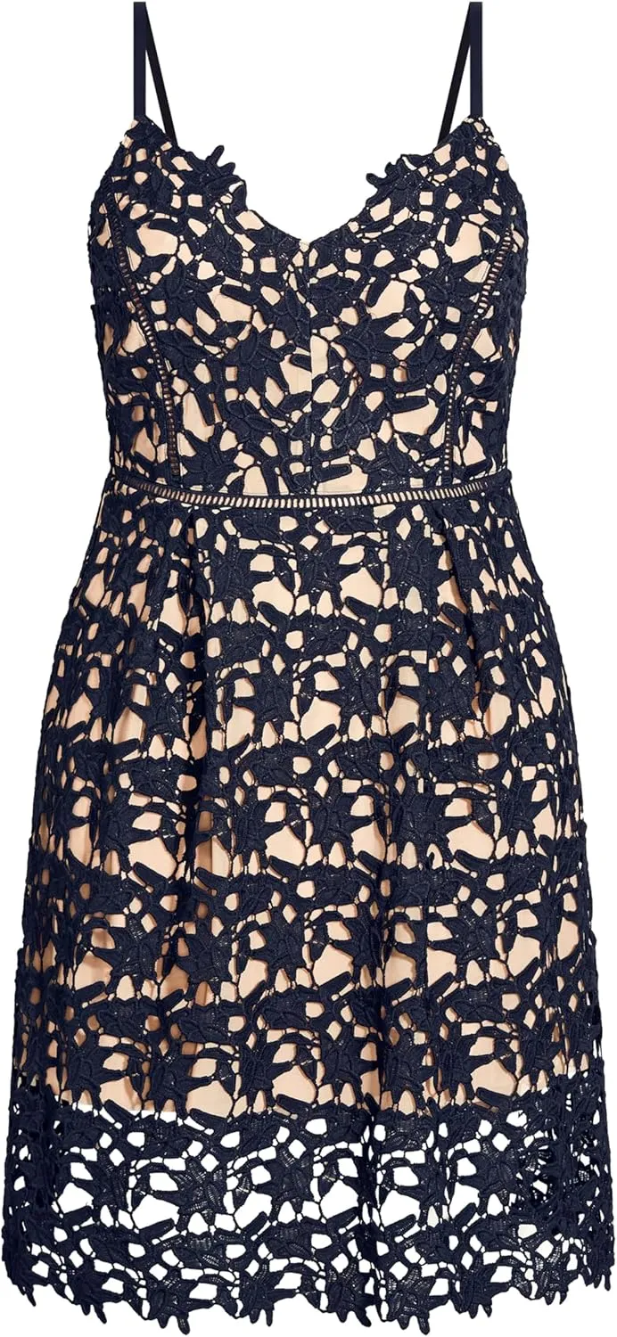 City Chic Women's Plus Size Dress - So Fancy