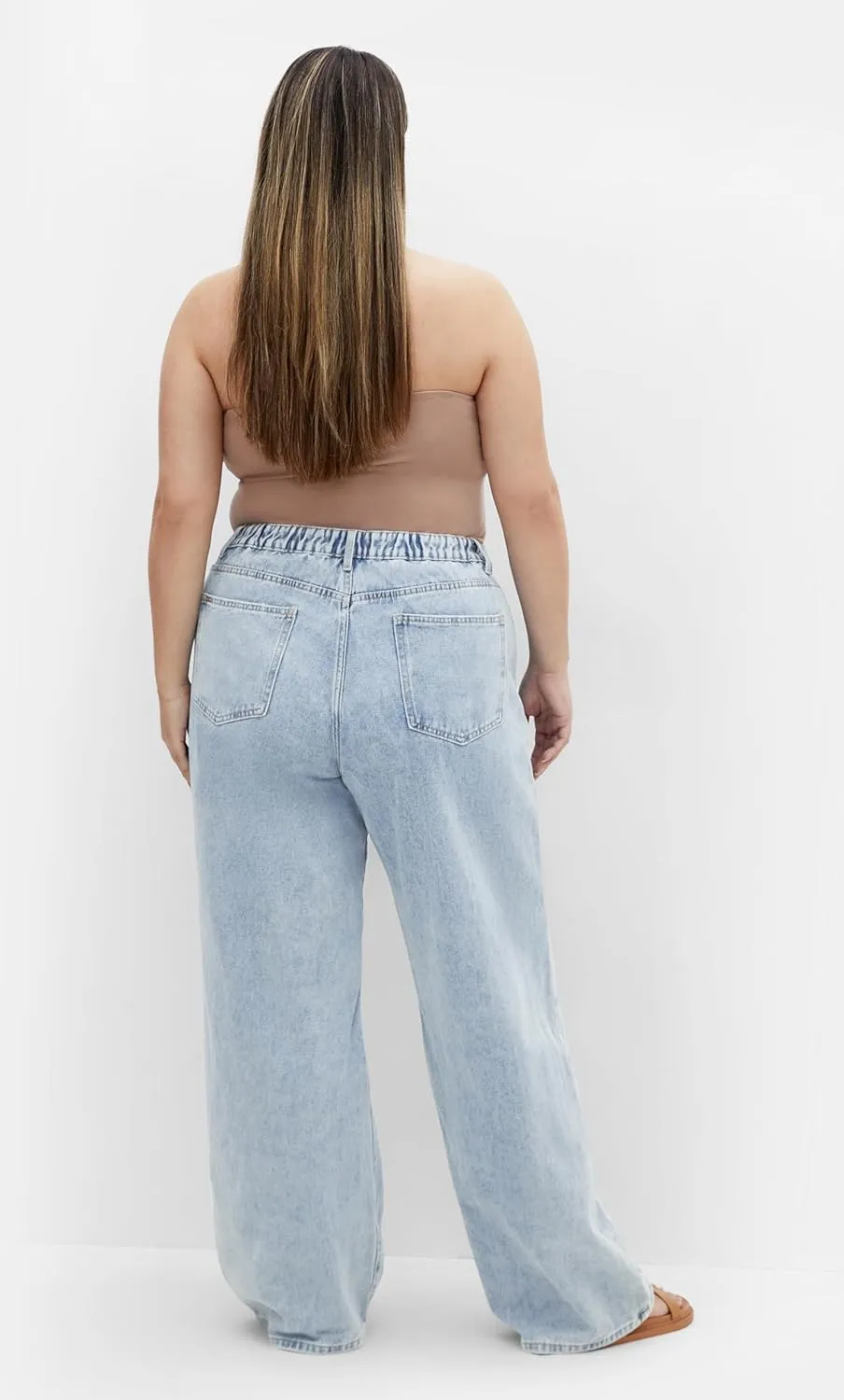 City Chic Women's Plus Size Harley Kyla Wide Leg Jean