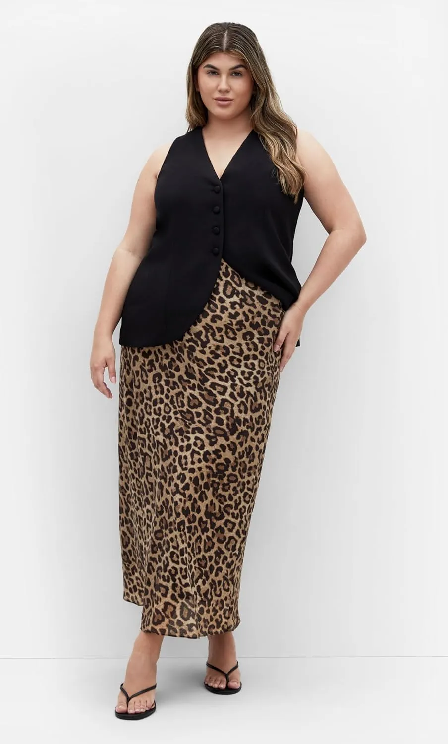 City Chic Women's Plus Size Skirt-Kyra Print