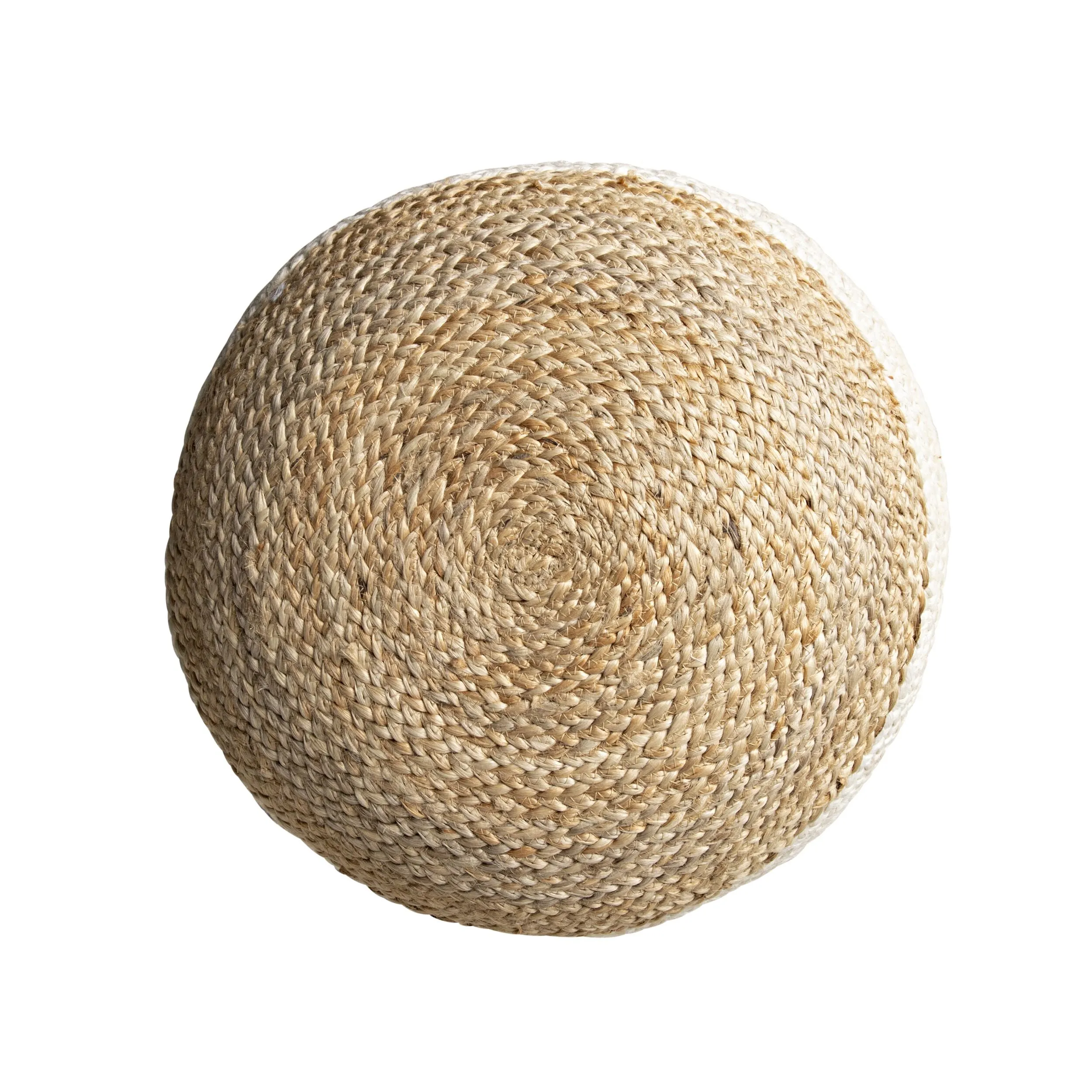 Cochin Natural Ottoman 45cm