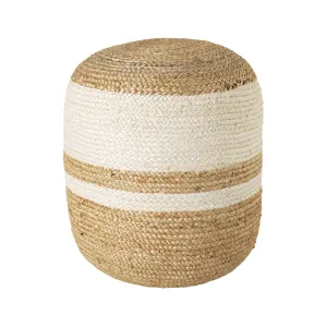Cochin Natural Ottoman 45cm
