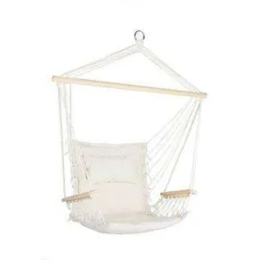 Comfy Cream Hammock Chair - Perfect for Relaxation | Siesta Hammocks