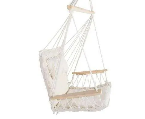 Comfy Cream Hammock Chair - Perfect for Relaxation | Siesta Hammocks