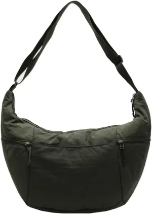 corduroy Crossbody Bag for Women Lightweight Underarm Shoulder Purse Trendy Crescent Sling Hobo Bags Cute Tote Handbag 2025