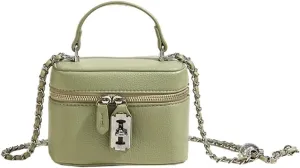Crossbody Bag for Women Y2K Trendy Small Vegan Leather Hobo Purses Shoulder Handbags with Chain Strap