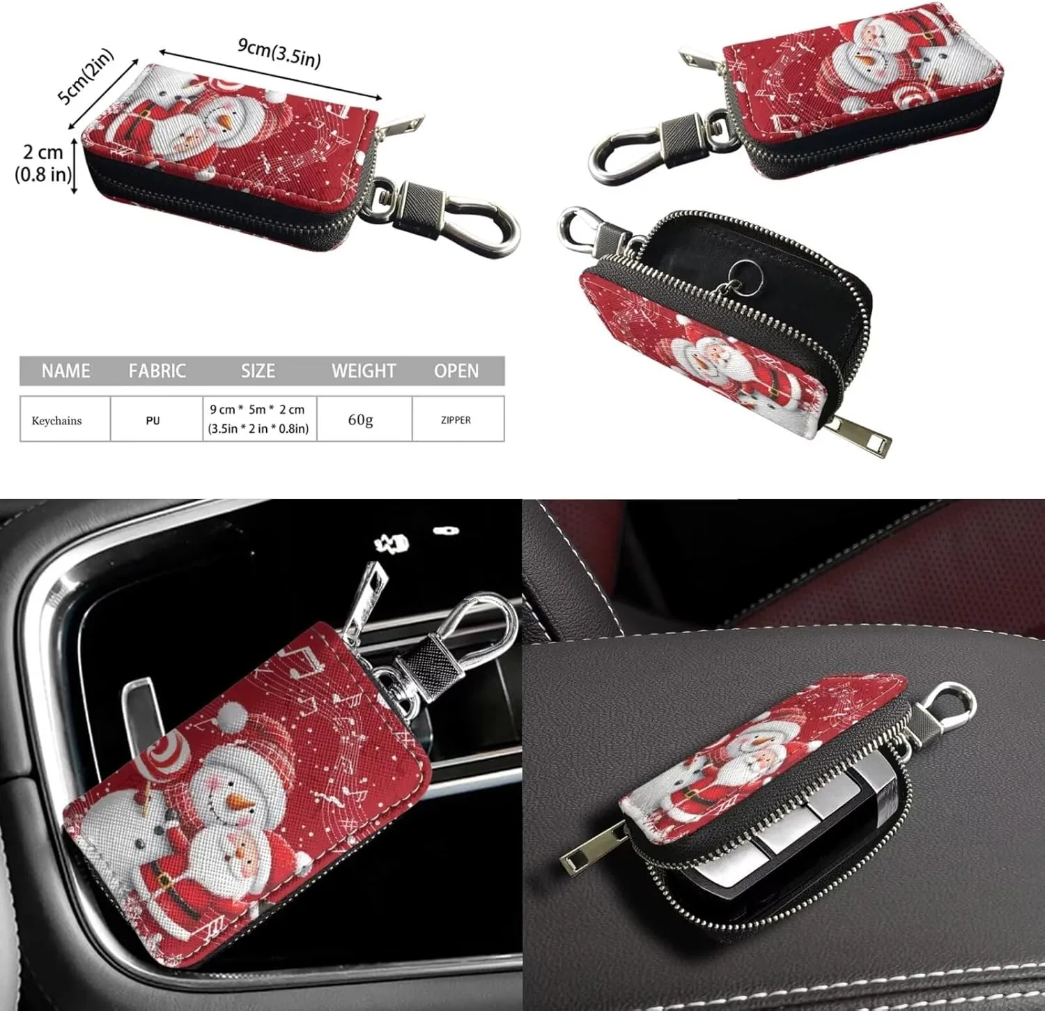 Crossbody Bags for Women Leather Bucket Bags with Car Key Case 2 Piece Shoulder Bag Trendy Handbag