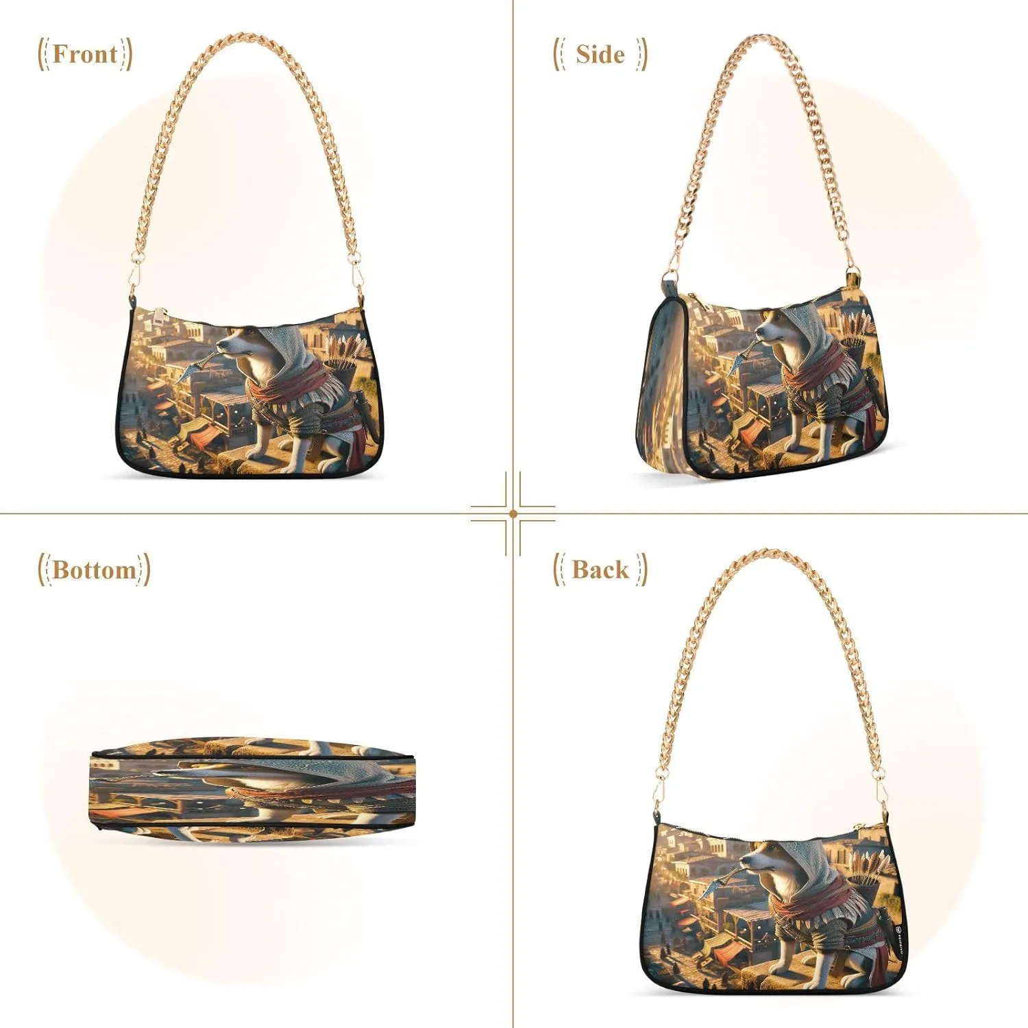 Cute Cartoon Frog Big Eyes Purse with Zipper, Trendy Bags for Women