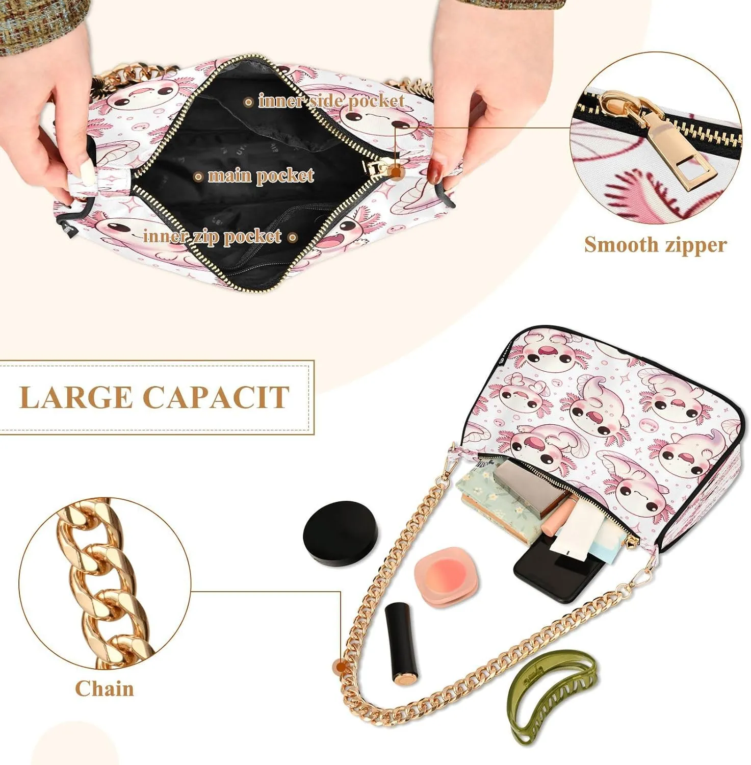 Cute Cartoon Penguin Mini Bag, Women Crossbody Bags