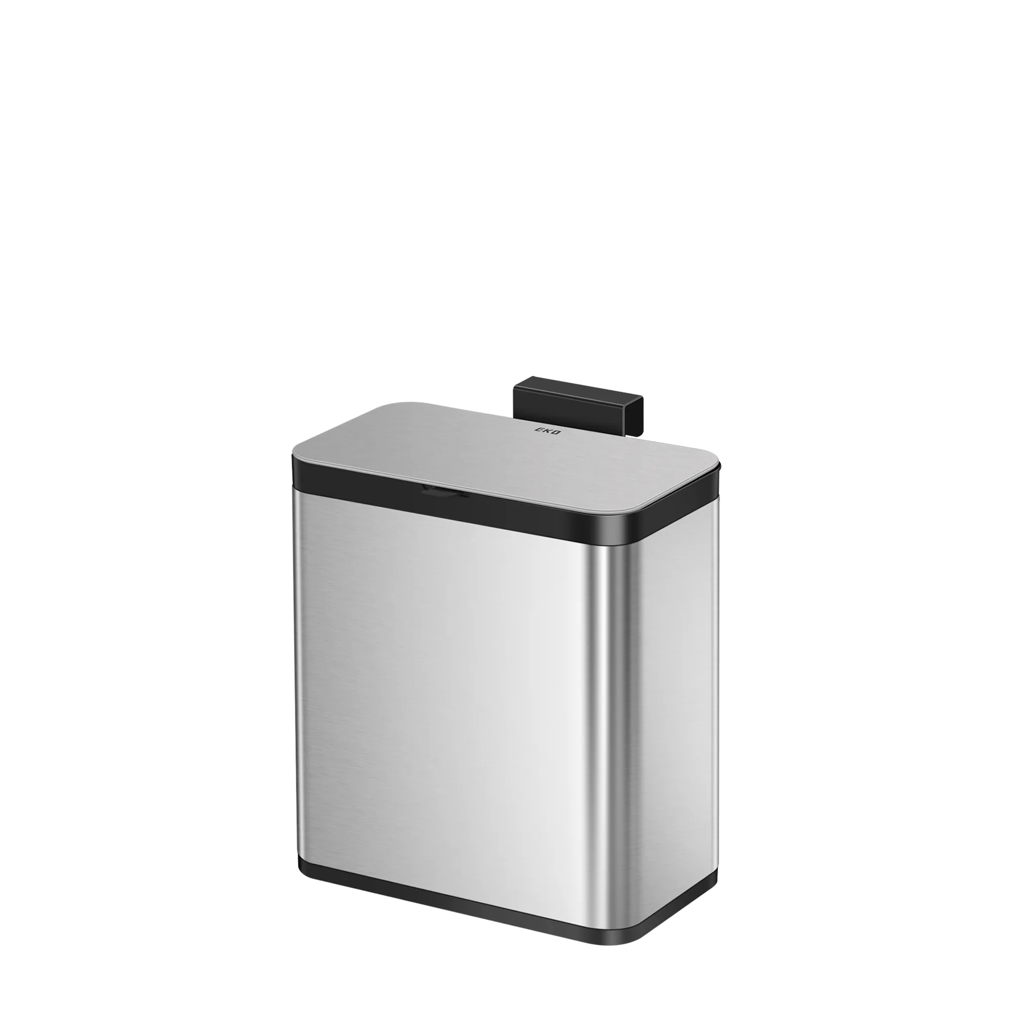 Deluxe Puro Compost Bin with Liner - 7L / 1.85 Gal (Stainless & Black)