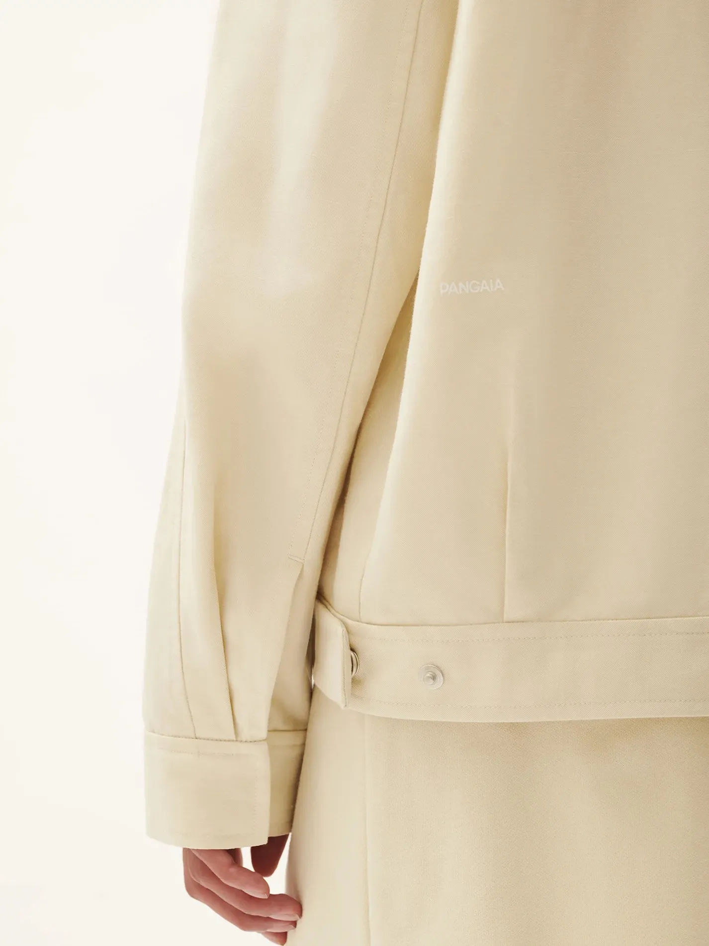 DNA Cotton Linen Harrington Jacket - Black