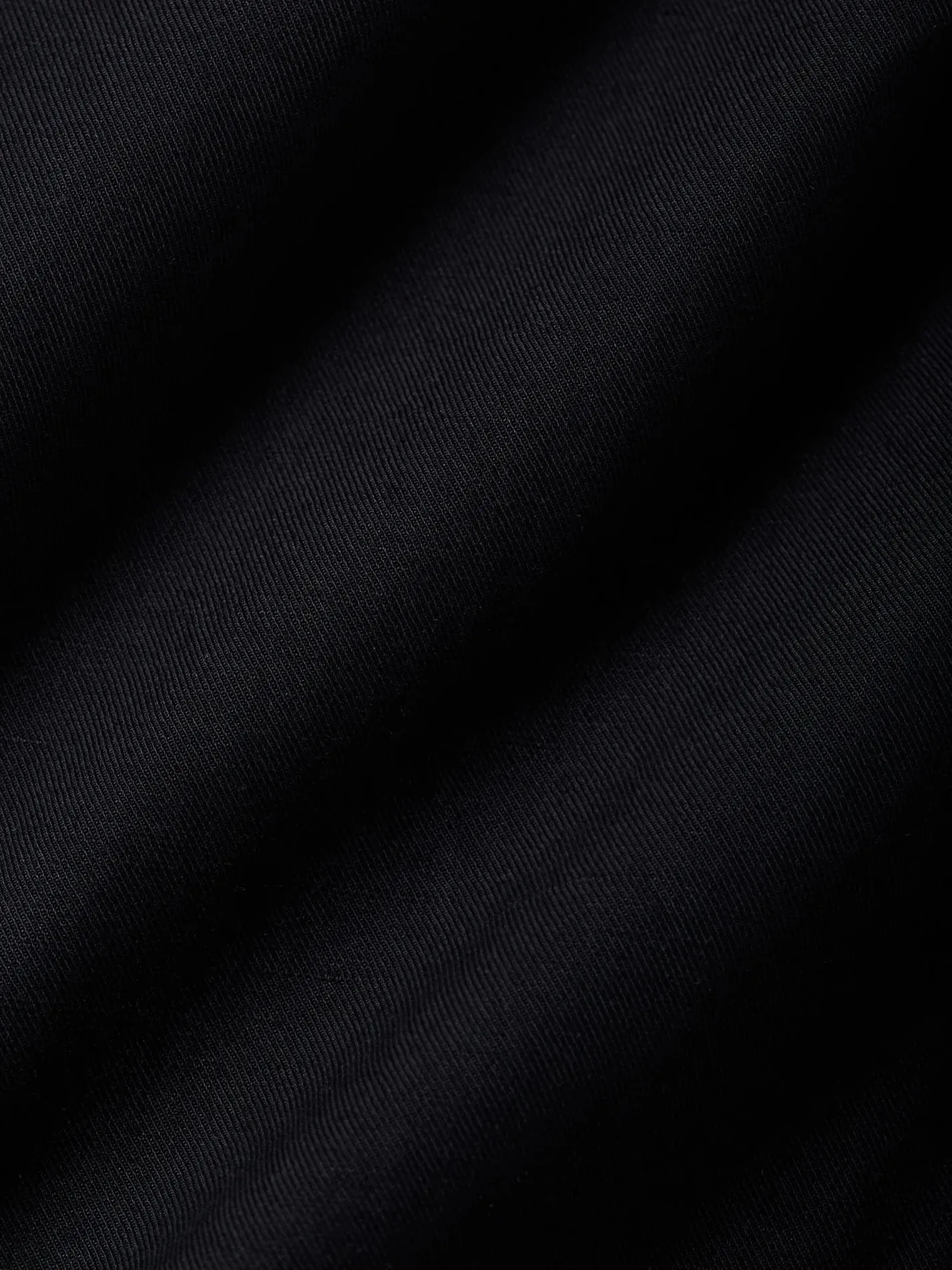 DNA Cotton Linen Harrington Jacket - Black