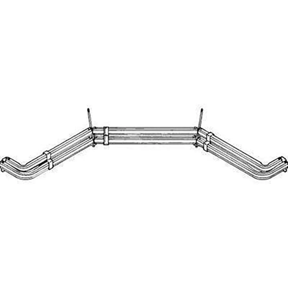 Double Bay Window Lock Seam Curtain Rod by Kirsch