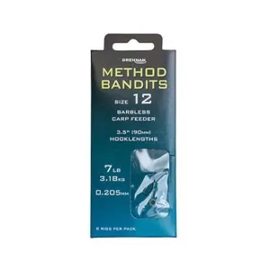 Drennan Method Bandits Carp Feeder Hooks To Nylon
