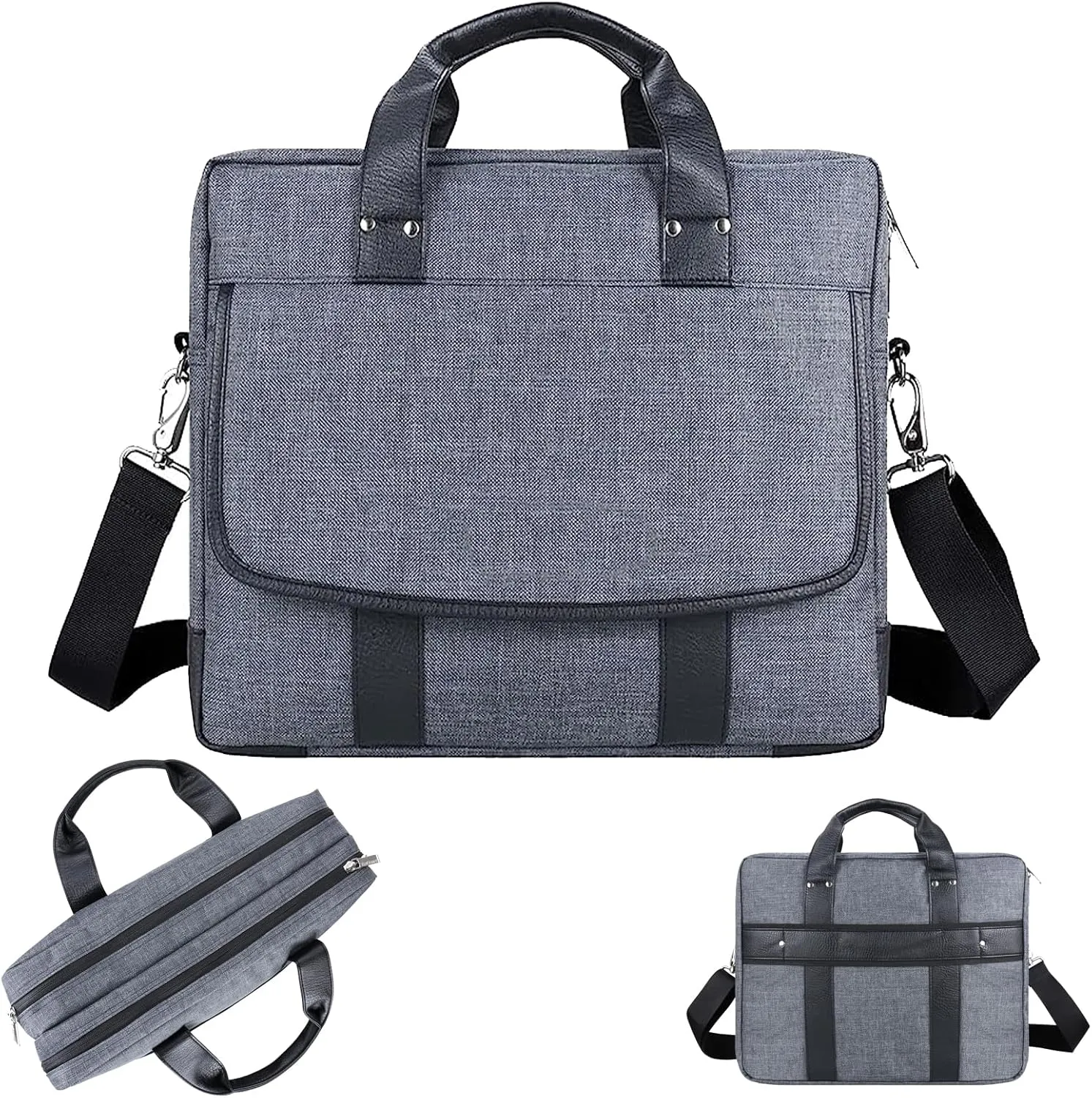 eBigValue Laptop Bag 14 Inch, Business Laptop Bags for Men Messenger Bag Briefcase Office Bag for Men Women Laptop Water Resistant 14 Inch Laptop Bags for Travel College Work Bag