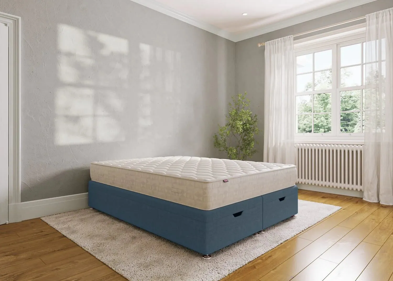 End Lift Ottoman Bed